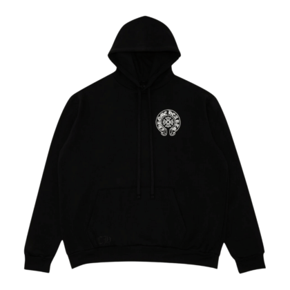 Chrome Hearts Osaka Exclusive Horseshoe Hoodie Black - front