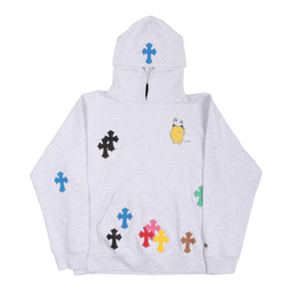 Chrome Hearts x Matty Boy Cross Patch Hoodie White - front