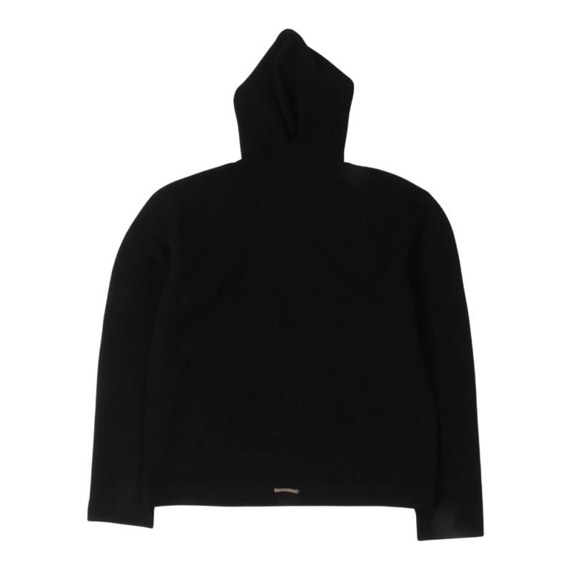 Chrome Hearts Cashmere Cemetery Cross Hoodie Black - back