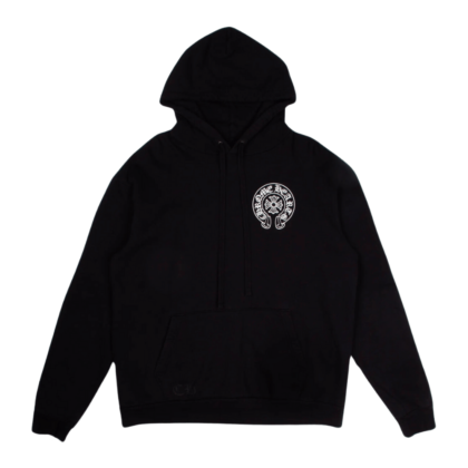 Chrome Hearts Paris Exclusive Horseshoe Hoodie Black - front