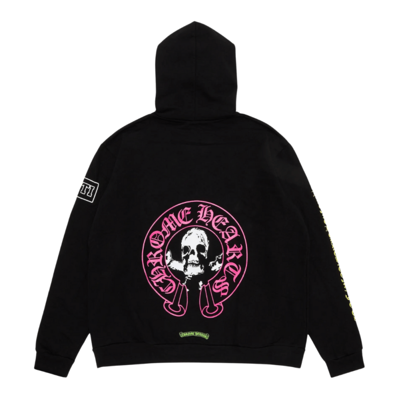 Chrome Hearts x Foti Skeleton Online Exclusive Hoodie Black - back