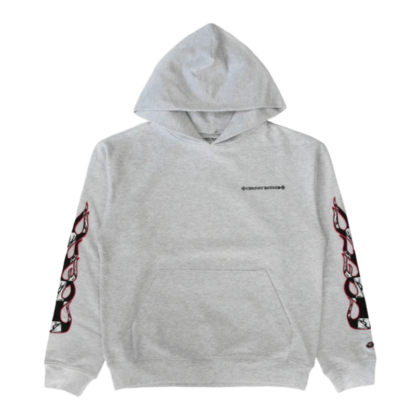 Chrome Hearts Matty Boy Brain Hoodie Heather Gray - front