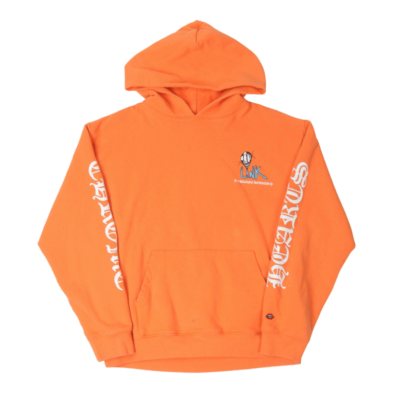 Chrome Hearts Matty Boy Link & Build Hoodie Orange - front