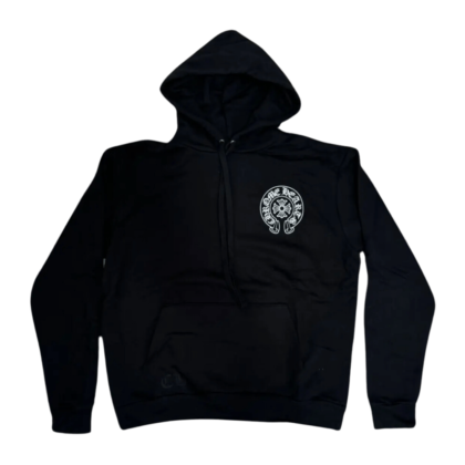 Chrome Hearts Tokyo Exclusive Horseshoe Hoodie Black - front