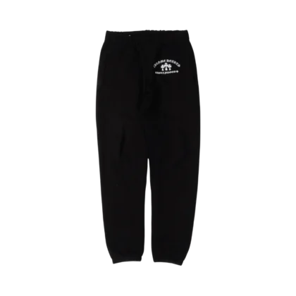 Chrome Hearts Embroidered Cemetery Cross Sweatpants Black - front