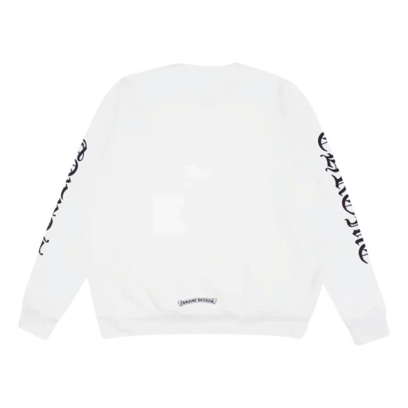 Chrome Hearts Neck Logo Sweatshirt White - back