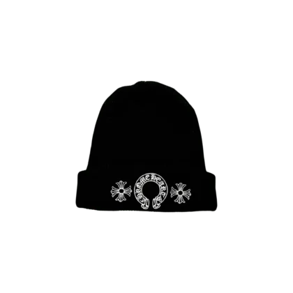 CH Horseshoe Logo Beanie Black - front