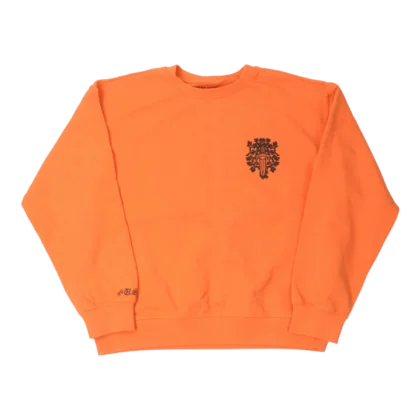 Chrome Hearts Vine Dagger Sweatshirt Orange - front