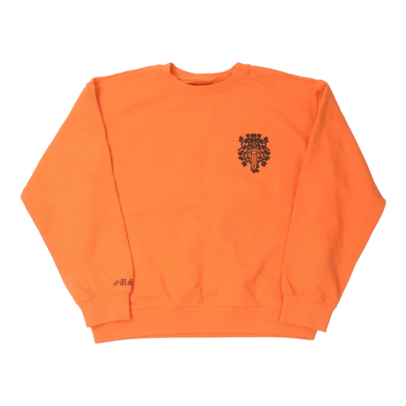 Chrome Hearts Vine Dagger Sweatshirt Orange - front