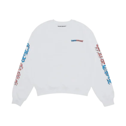 Chrome Hearts Matty Boy America Sweatshirt White - front