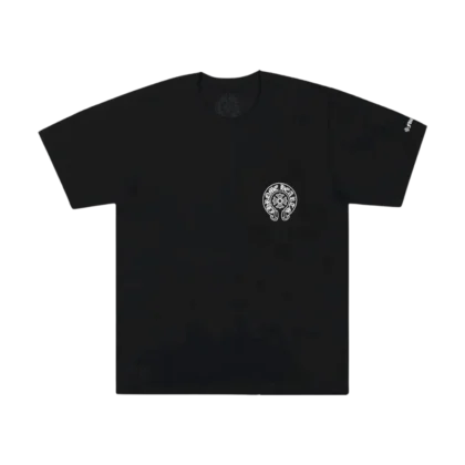 Chrome Hearts Horseshoe Logo Pocket T-Shirt Black - front