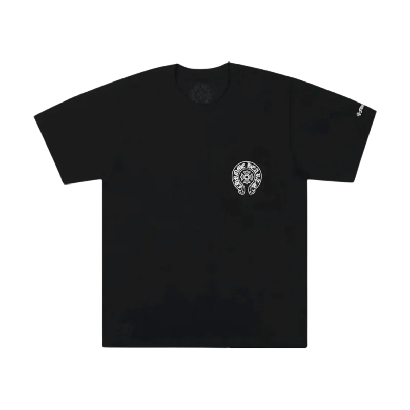 Chrome Hearts Horseshoe Logo Pocket T-Shirt Black - front