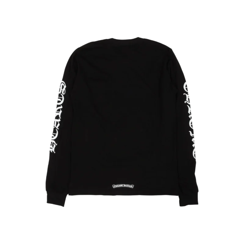 Chrome Hearts Neck Logo T-shirt Black/White - back