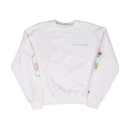 Chrome Hearts Matty Boy Retro Cycle Sweatshirt White - front