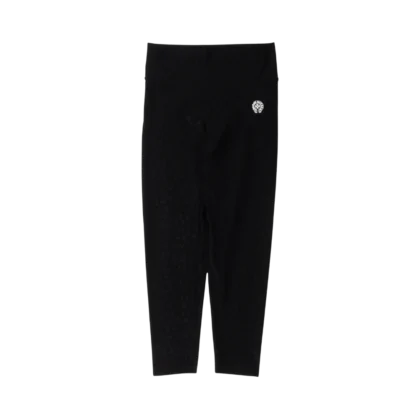 CH Horseshoe Logo Monogram Black Leggings - front