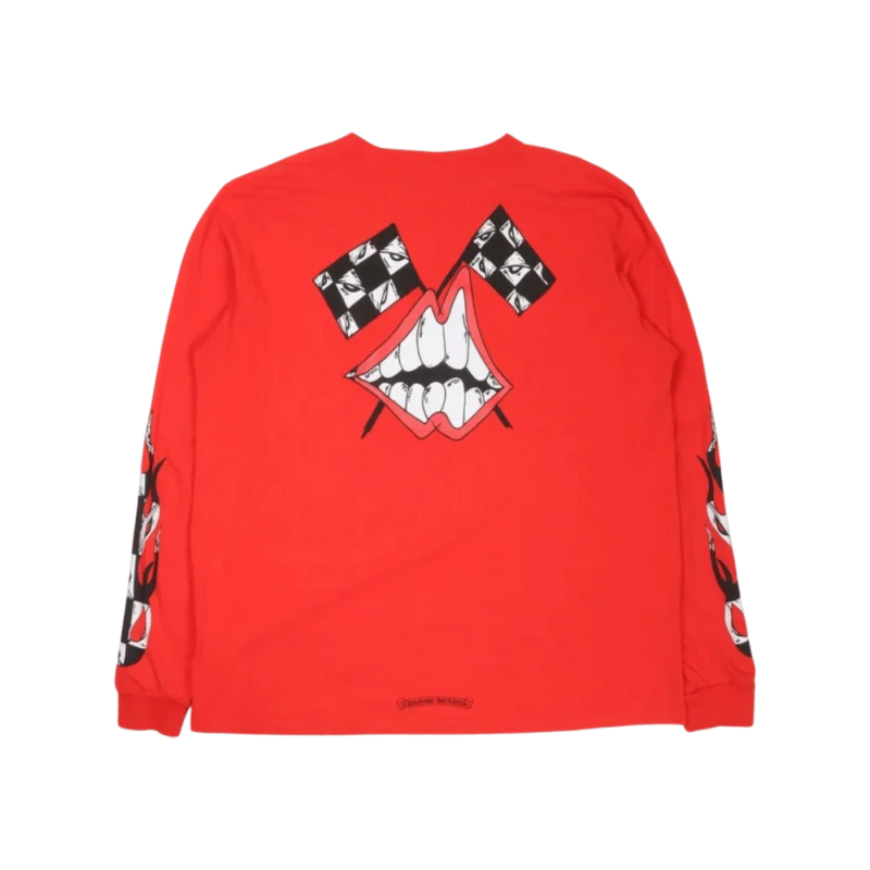 Chrome Hearts Matty Boy Chomper T-Shirt Red - back