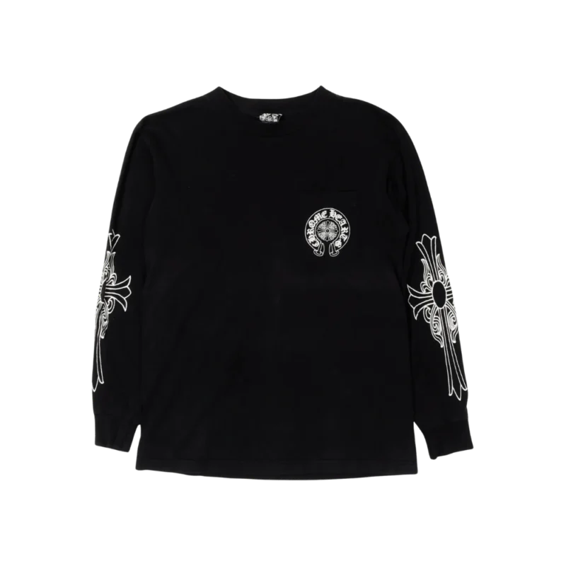 Chrome Hearts New York Horseshoe Logo T-Shirt Black - front