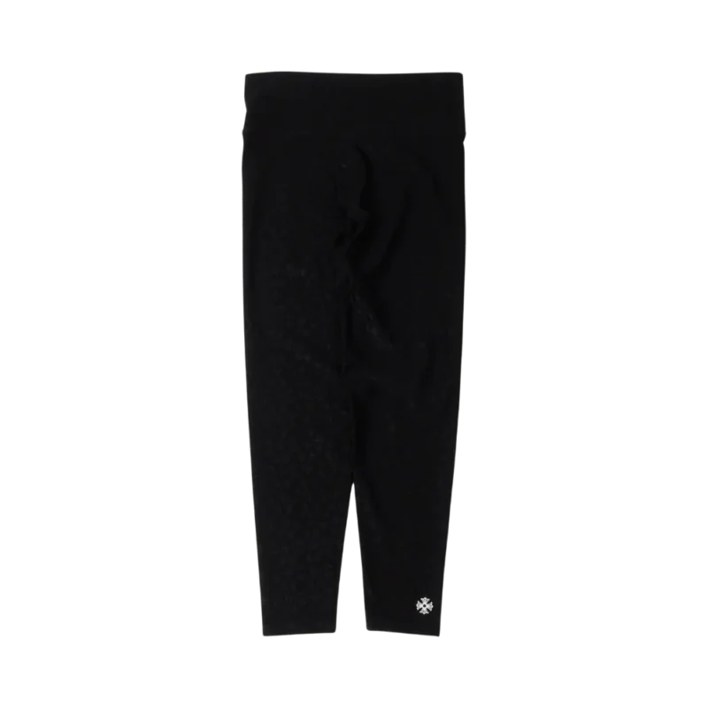 CH Horseshoe Logo Monogram Black Leggings - back